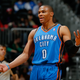 Russell Westbrook, No. 0 of the Oklahoma City Thunder
Kevin C. Cox/Getty Images